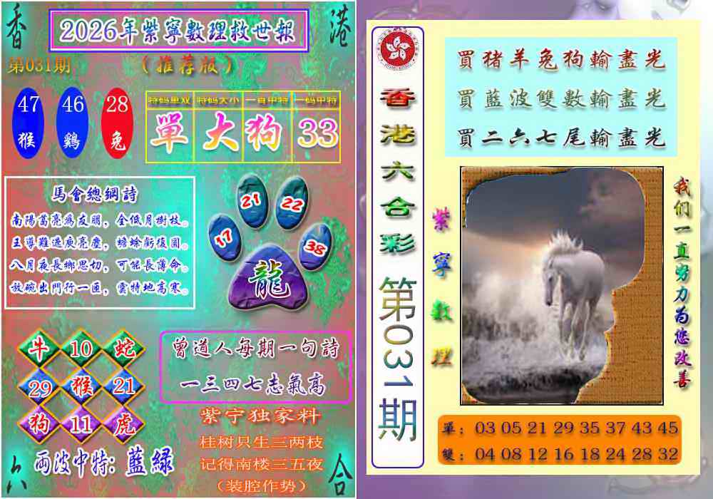 031期数理救世报[图]